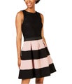 Speechless Womens Lace Fit &amp; Flare Dress