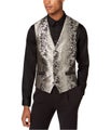 I.N.C Mens Patterned Four Button Vest, NWT