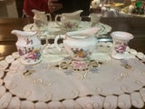 Crown Derby milkjug,cream jug and posie tiny vase