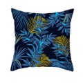 45 X 45Cm Stylish Green Leaves Cushion Cover