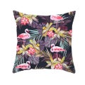 45 X 45Cm Stylish Green Leaves Cushion Cover