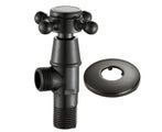 Bathroom hardware copper material black bronze black angle valve