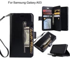 Samsung Galaxy A03 case 10 cards slots wallet leather case with zip