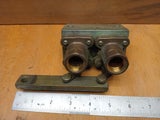 Twin 1/2" ball valves