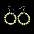 Wood Hoop Earrings