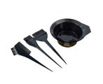 Hair Dye Set Colouring Tint Tool Brush Kit And Bleach Mixing Bowl Set Double-