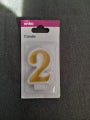 New birthday candle number 2