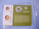 Australia: 1966 UNC 1c &amp; 2c Set on R.A.M Green Card.
