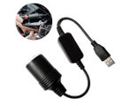 Car Converter Adapter Usb Port To 12v Cigarette Lighter Socket Female Power C