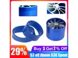 Car Refitting Turbine Turbo Charger Air Intake Gas Fuel Saver Fan Vent