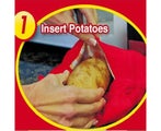 Microwave Potato Bag Washable Reusable Baked Potato Cooker Pouch Home Kitchen
