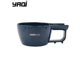 Yaqi High Quality Dark Blue Color Plastic Shaving Bowl For Men Shaving Brush