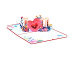 Pop Up Card 3D Greeting Card for Valentines Day I LOVE YOU Wedding Anniversar