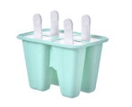Popsicle Molds 4 ice trays Silicone Ice Pop Molds Reusable Easy Release Ice P