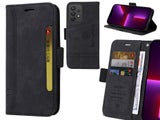 Samsung Galaxy A32 4G Case Alcantara 4 Cards Wallet Case