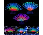 Underwater Artificial Aquarium Fish Tank Plants Silicone Iridescent Coral Pla