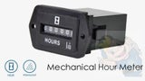 HOUR METER - DC 6 volt to 80 volts