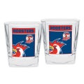 Newcastle Knights NRL Set of 2 Spirit Glasses 250ml Glass FULL COLOUR LOGO