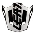 Leatt 9.5 V26 Helmet Peak - Carbon / White