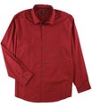 Alfani Mens Pinstripe Button Up Shirt