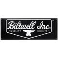 BILTWELL SHOP BANNER SHIELD LOGO [BLACK/WHITE] 45x123CM
