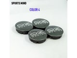 4 X 56MM 7 COLORS OZ Racing Car Wheel Hub Caps Decals