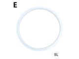 16 18 20 22 24cm Pressure Cookers White Silicone Rubber Gasket Sealing Ring