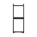 Randy &amp; Travis Machinery Stylish Bathroom Towel Storage Rack With Wooden Shelves