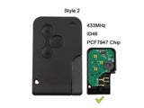 YIQIXIN Remote Key Card For Renault Megane 2 3 II Scenic II Grand Scenic 2003