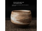 Japanese Style Handmade Rough Ceramic Teacup Kung Fu Teaware Accessories