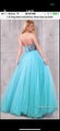 Dave &amp; Johnny Lavender Beaded Ball Gown