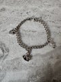 Solid 925 Sterling silver children’s charm bracelet