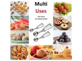 Stainless Steel Ice Cream Scoop Ice Cream Scoop Scoop Ball Scooper 1pc