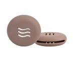 2 Pcs Makeup Sponge Holder, Double-sided Breathable Silicone Beauty Make Up B