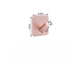 1 PCS Aluminum Alloy Adhesive Clothes Hange Bags Key Rack Kitchen Towel Hanger