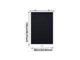 Cordless Retractable Roller Shades Black Home Office Windows Sunshade Thermal