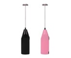2pcs Milk Frother Handheld Battery Operated - Electric Whisk Coffee Frother B