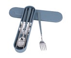 304 Stainless Steel Fork Spoon Chopsticks Set Flatware Reusable Utensils Set