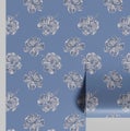 S4Sassy Floral Print paper - Self-Adhesive Vinyl Wallwrap For Kitchen, Room wall