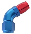 550 Series Cutter Style One Piece Swivel 60o Stepped Hose End -10AN to -12 Hose