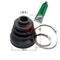 Boot Inner Cv Joint Kit 76.5X90X22.3 For Nissan + FREE SHIPPING