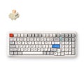 MCHOSE K99 V2 Tri-mode RGB Hot-Swappable Wireless Gaming Keyboard - Retro Whi...