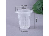 10/50pcs Hydroponic Planting Basket Plant Growing Container Garden Slotted Cup