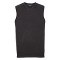 Russell Collection Mens V-Neck Sleevless Knitted