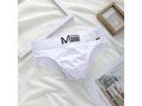 Men's Panties Cotton Briefs Letter Pattern Soft Breathable Cotton Sexy Panties