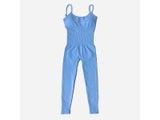 Women's Tracksuit Yoga Set Seamless Jumpsuits One Piece Fitness Workout Rompers