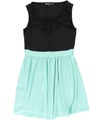 Sunnow Womens Lace Insert Shift Dress, NWT