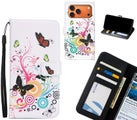 iPhone 17 Pro Max case 3 card leather wallet case printed ID
