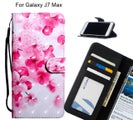 Galaxy J7 Max Case Leather Wallet Case 3D Pattern Printed