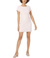 maison Jules Womens Scalloped Sheath Dress